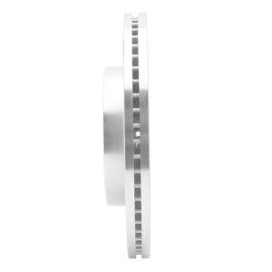 Cadillac Vistiq Brake Rotor (1) - Front Right - R1 Concepts - Drilled & Slotted - Silver - `19-`26